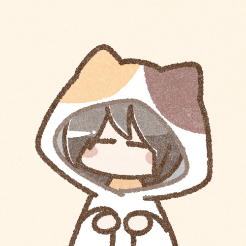 三毛猫パーカーの人